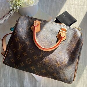 Louis Vuitton Monogram Speedy Bandouliere 25